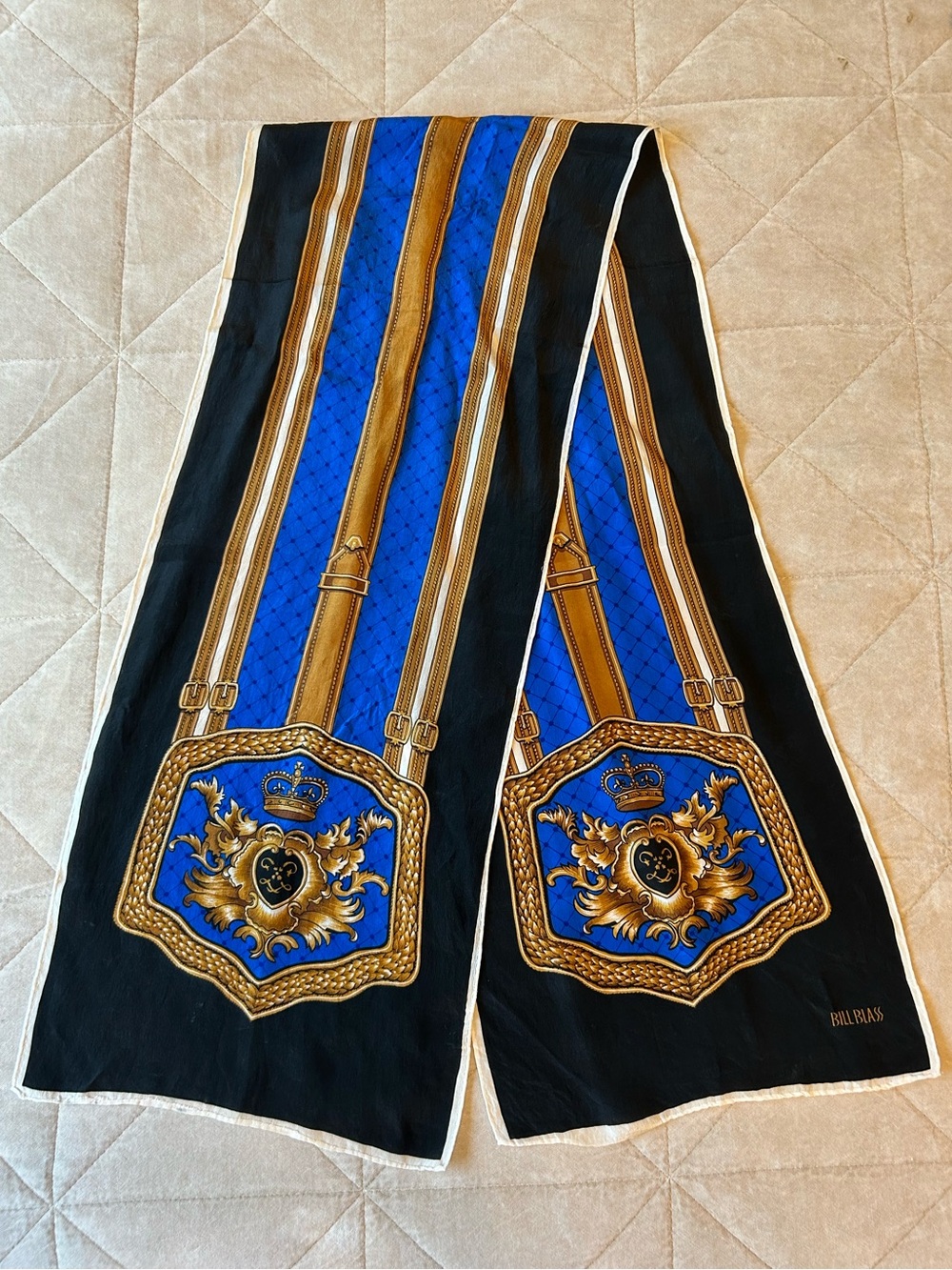 Vintage silk Bill Blass scarf perfect condition!